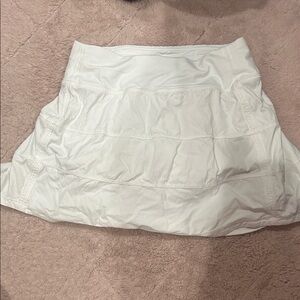 Lululemon Athletica White Mini Skirt